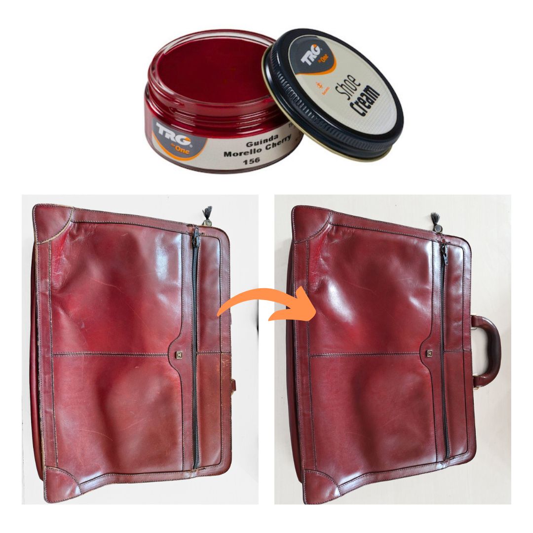 Vínový Krém na kožené kabelky 156 Morello Cherry Shoe Cream